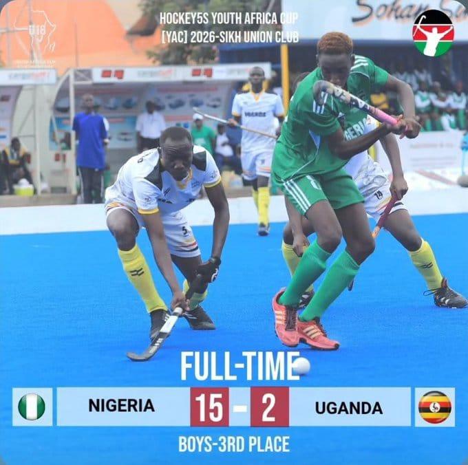 Nigeria U-18 hockey5s teams with bronze at maiden Youth African Cup