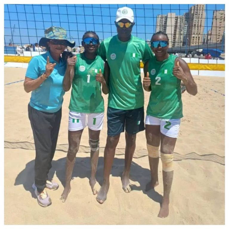 Nigeria face Mozambique in African Beach Volleyball Championship semifinal