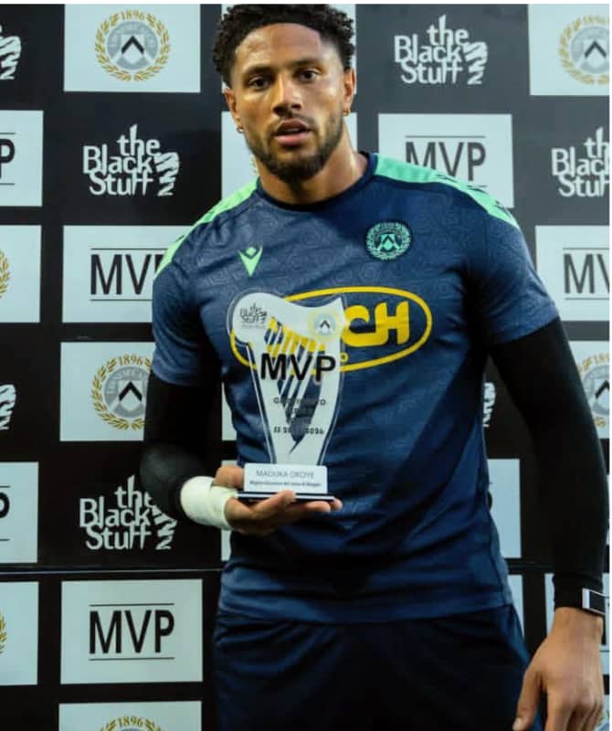 Maduka Okoye crowned Udinese Most Valuable Player