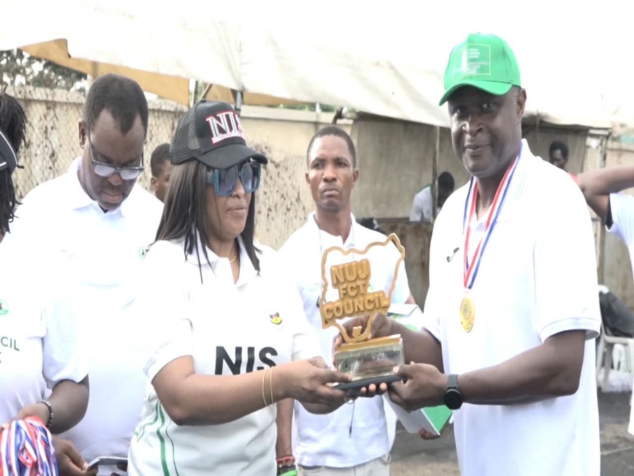 CG Adeniyi honoured as Customs crowned Champions of NUJ FCT Tournament 2026